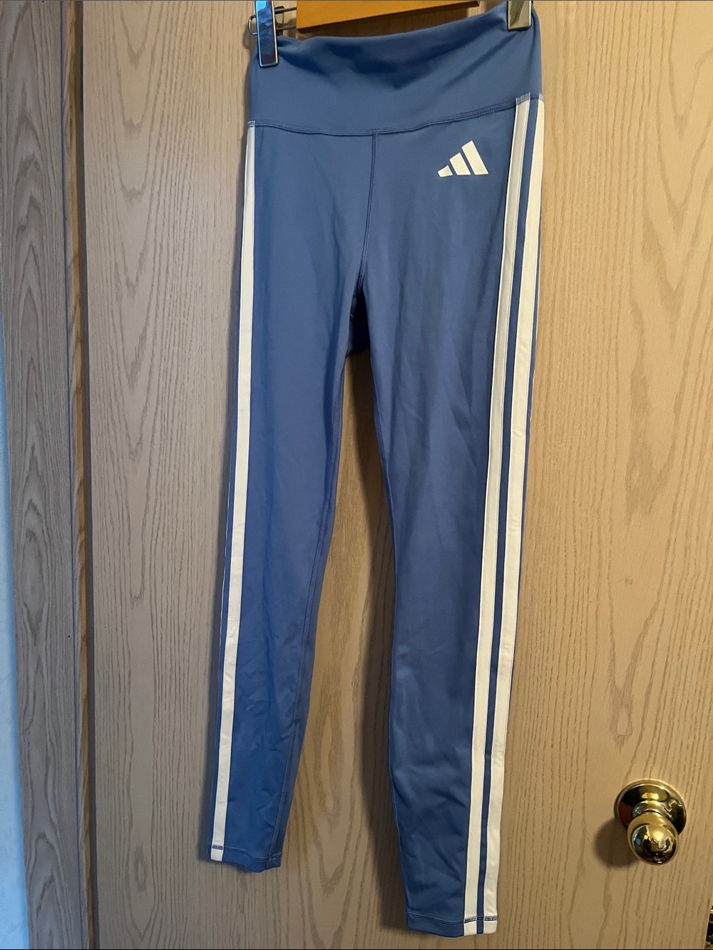 Adidas Leggings with White Side Stripes